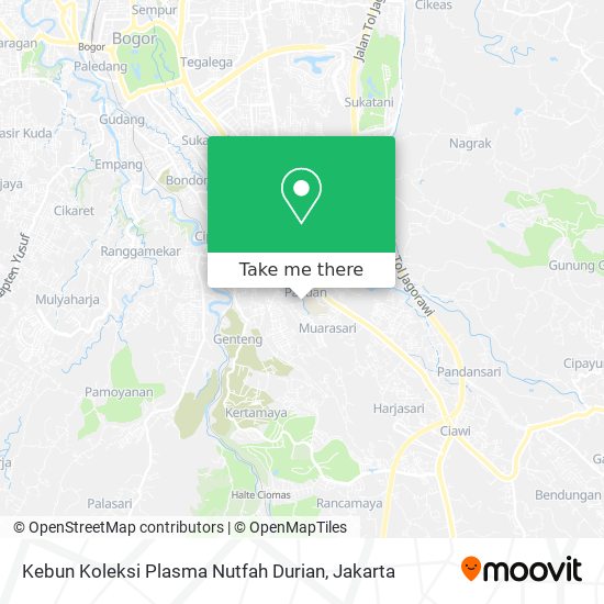 Kebun Koleksi Plasma Nutfah Durian map