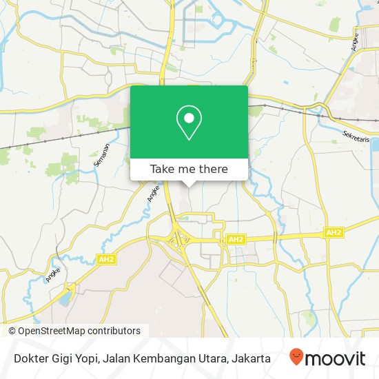 Dokter Gigi Yopi, Jalan Kembangan Utara map