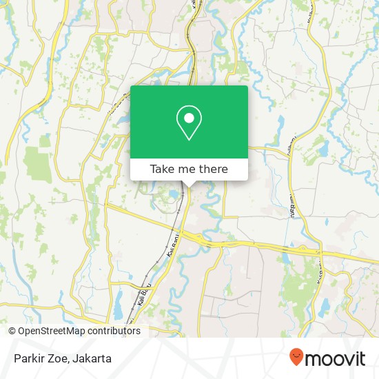 Parkir Zoe map