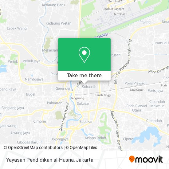 Yayasan Pendidikan al-Husna map