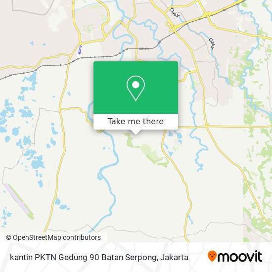 kantin PKTN Gedung 90 Batan Serpong map