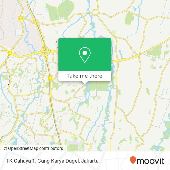 TK Cahaya 1, Gang Karya Dugel map