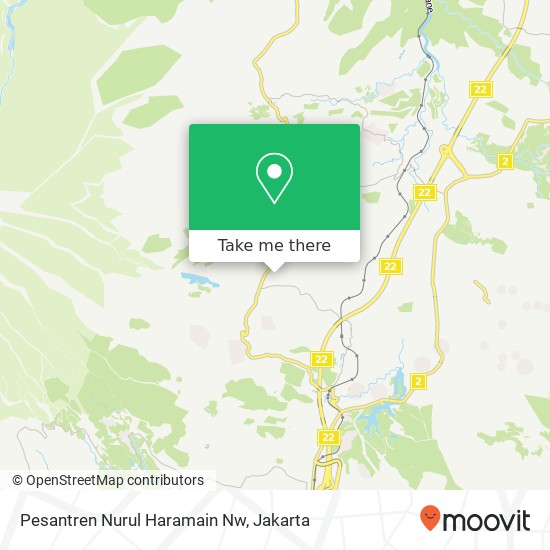 Pesantren Nurul Haramain Nw, Indonesia map