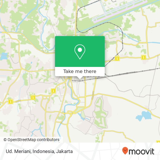 Ud. Meriani, Indonesia map