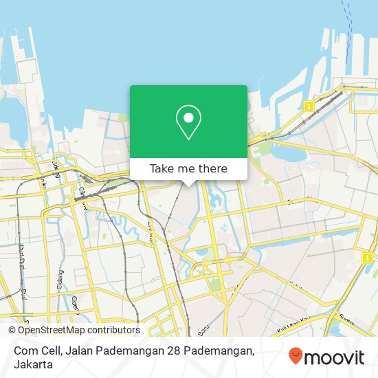 Com Cell, Jalan Pademangan 28 Pademangan map