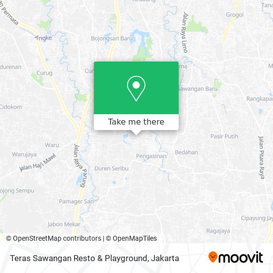 Teras Sawangan Resto & Playground map