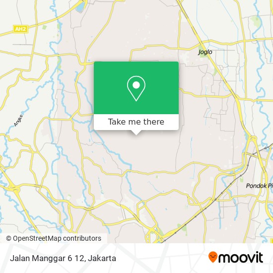 Jalan Manggar 6 12 map