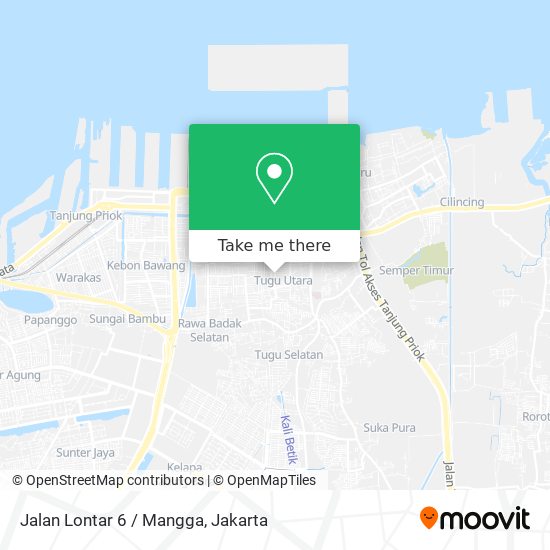 Jalan Lontar 6 / Mangga map