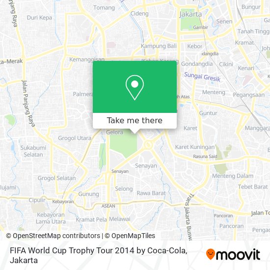 FIFA World Cup Trophy Tour 2014 by Coca-Cola map