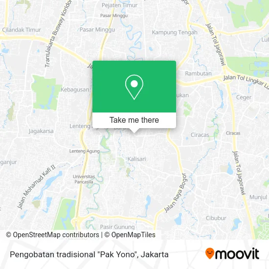 Pengobatan tradisional "Pak Yono" map