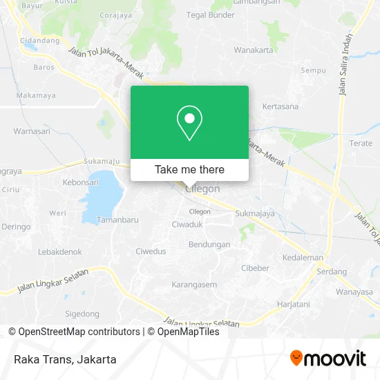 Raka Trans map
