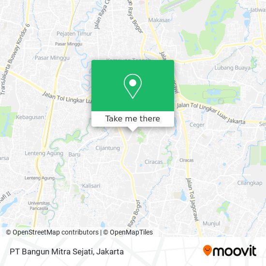 PT Bangun Mitra Sejati map