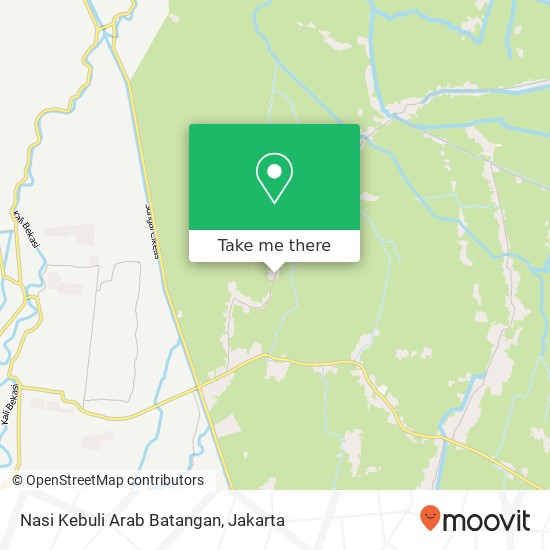 Nasi Kebuli Arab Batangan, Tambun Utara map