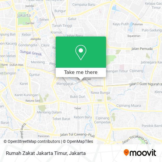 Rumah Zakat Jakarta Timur map