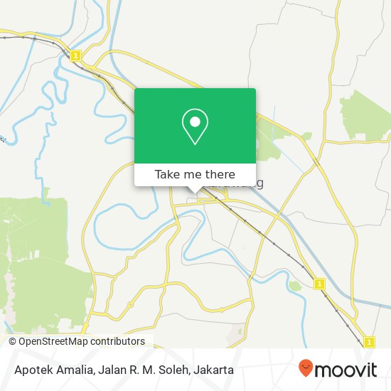 Apotek Amalia, Jalan R. M. Soleh map