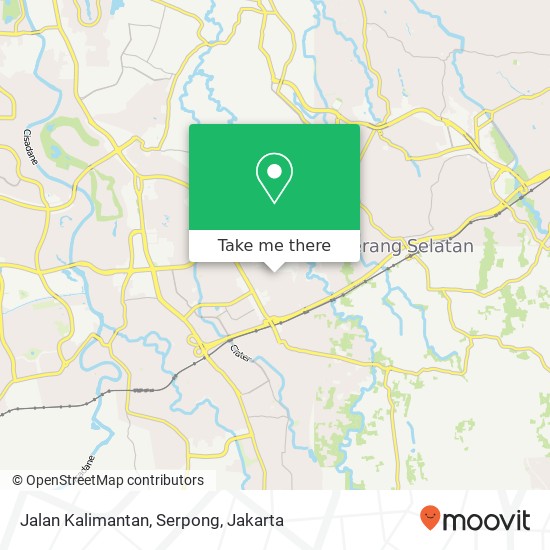 Jalan Kalimantan, Serpong map