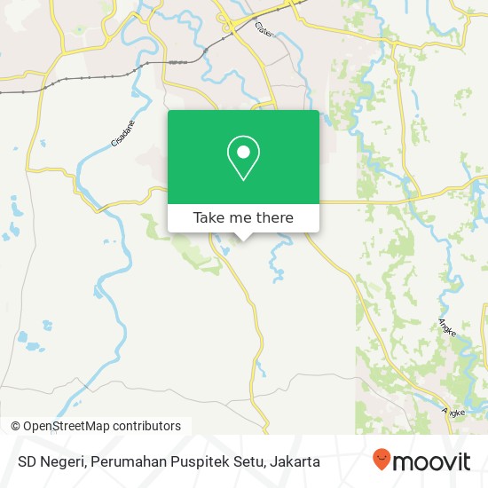 SD Negeri, Perumahan Puspitek Setu map