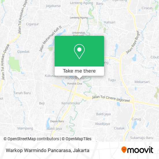 Warkop Warmindo Pancarasa map