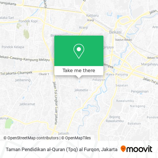 Taman Pendidikan al-Quran (Tpq) al Furqon map