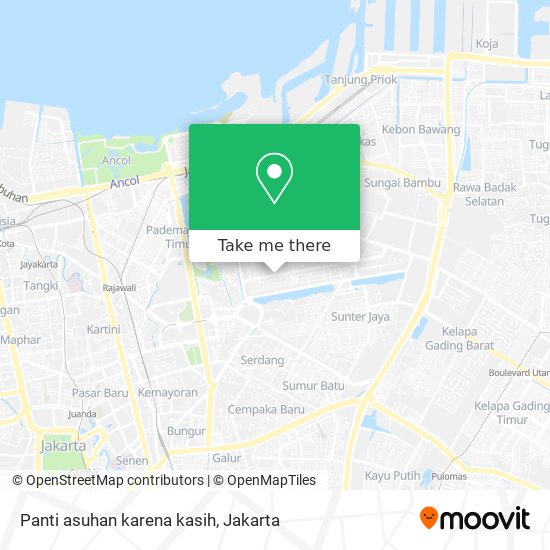 Panti asuhan karena kasih map