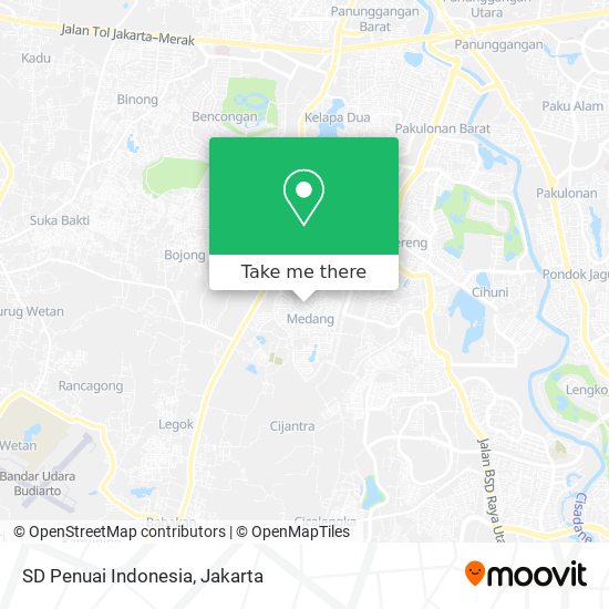 SD Penuai Indonesia map