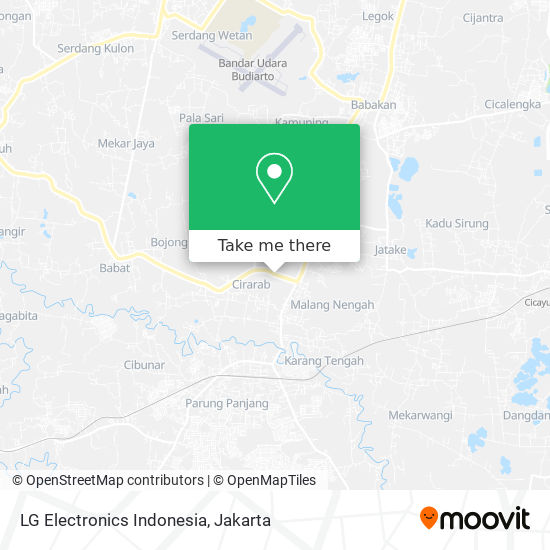 LG Electronics Indonesia map