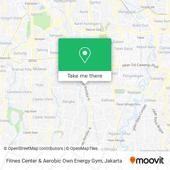 Fitnes Center & Aerobic Own Energy Gym map