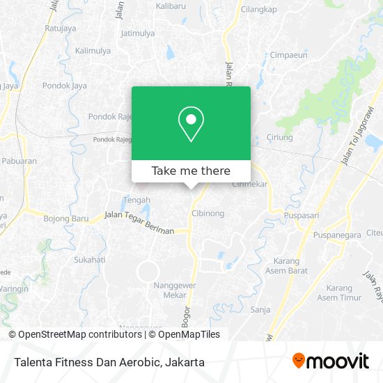 Talenta Fitness Dan Aerobic map