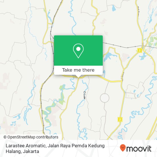 Larastee Aromatic, Jalan Raya Pemda Kedung Halang map