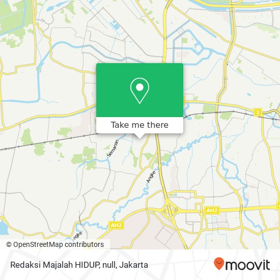 Redaksi Majalah HIDUP, null map