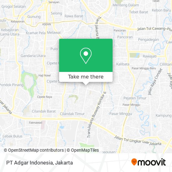 PT Adgar Indonesia map