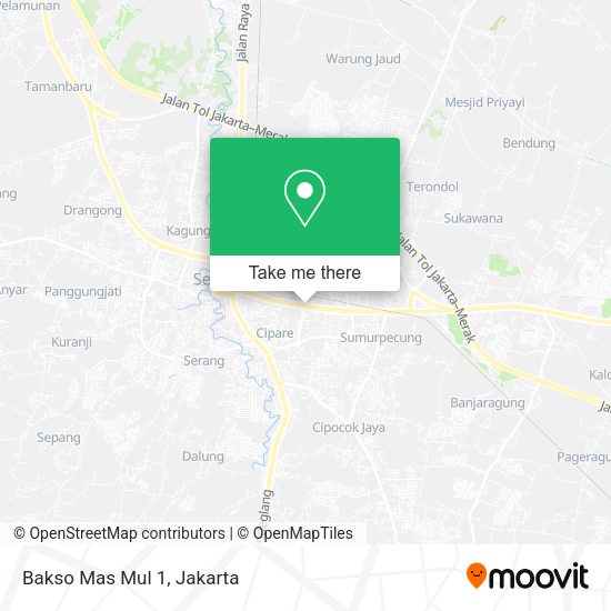 Bakso Mas Mul 1, Jalan KH Abdul Latief map
