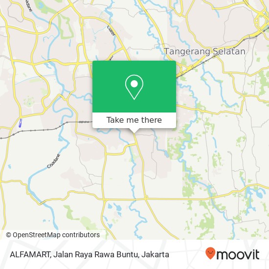 ALFAMART, Jalan Raya Rawa Buntu map