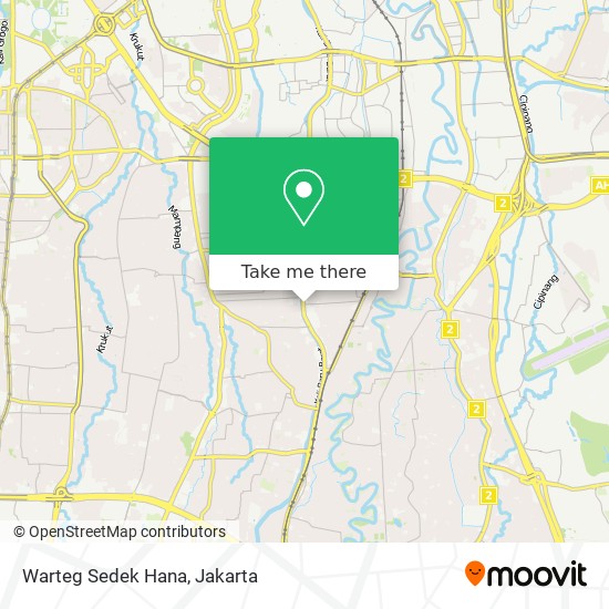 Warteg Sedek Hana map