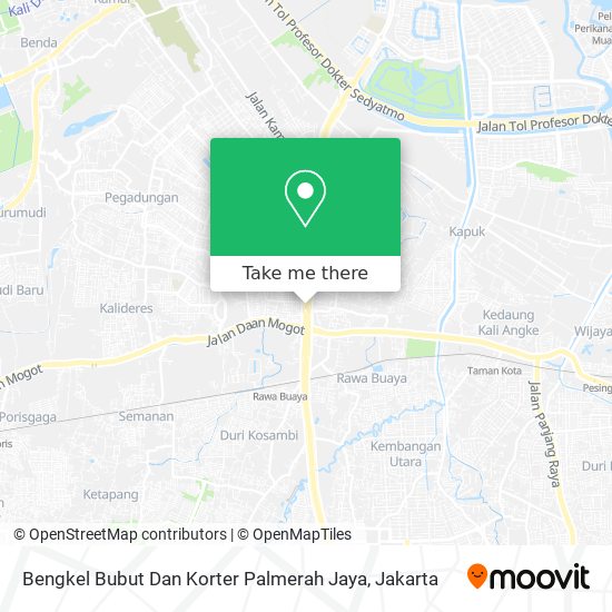 Bengkel Bubut Dan Korter Palmerah Jaya map