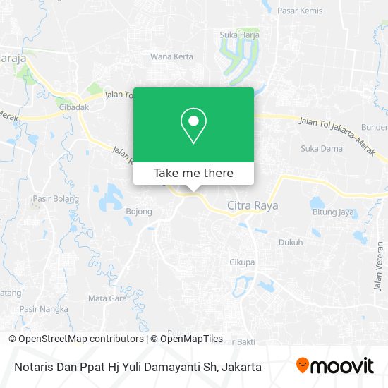 Notaris Dan Ppat Hj Yuli Damayanti Sh map