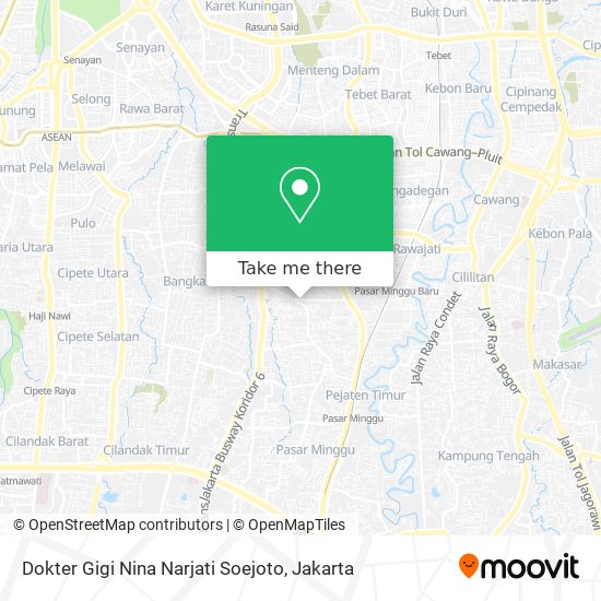 Dokter Gigi Nina Narjati Soejoto map