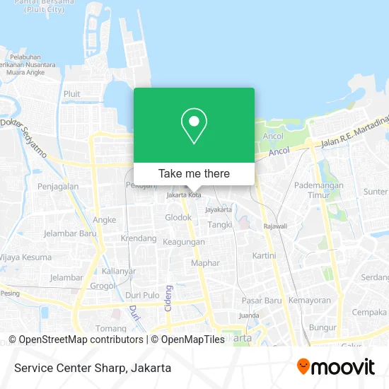 Service Center Sharp map