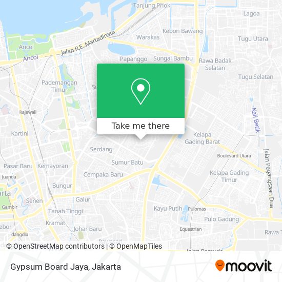Gypsum Board Jaya map