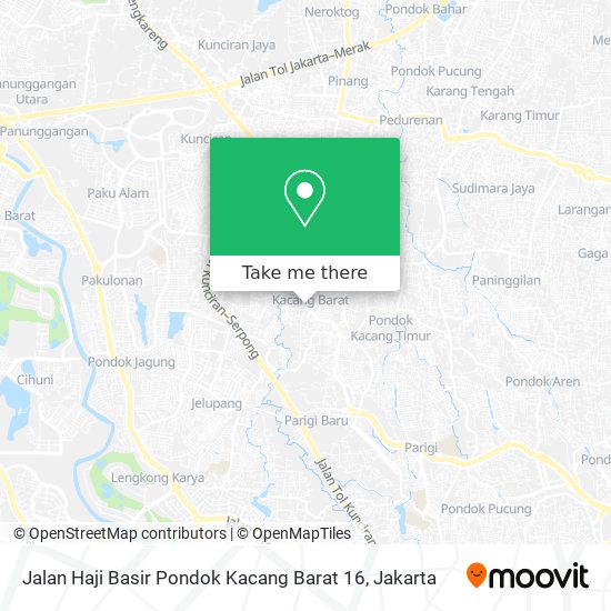 Jalan Haji Basir Pondok Kacang Barat 16 map
