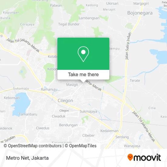 Metro Net map