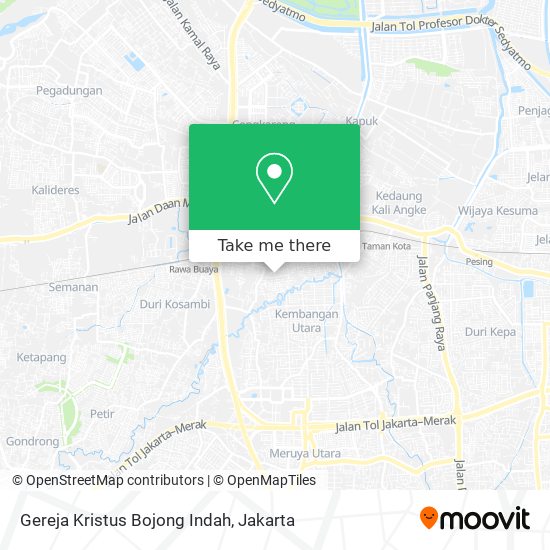 Gereja Kristus Bojong Indah map