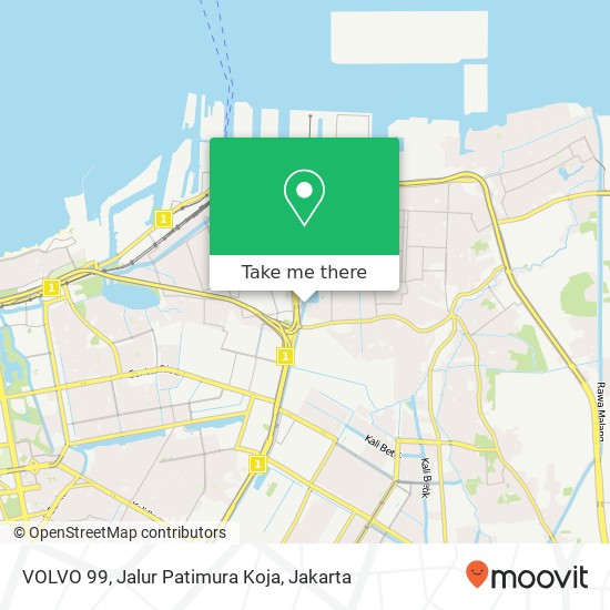 VOLVO 99, Jalur Patimura Koja map