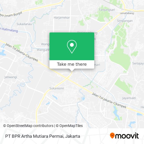 PT BPR Artha Mutiara Permai map