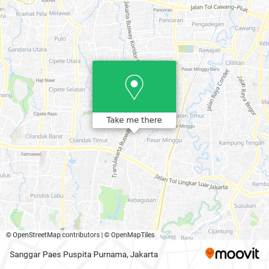 Sanggar Paes Puspita Purnama map