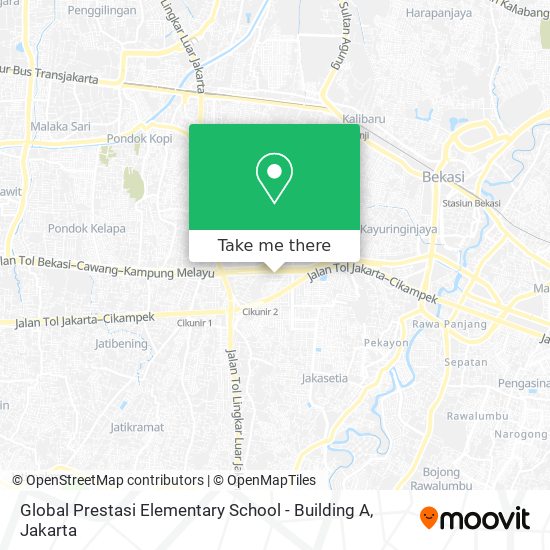 Global Prestasi Elementary School - Building A map