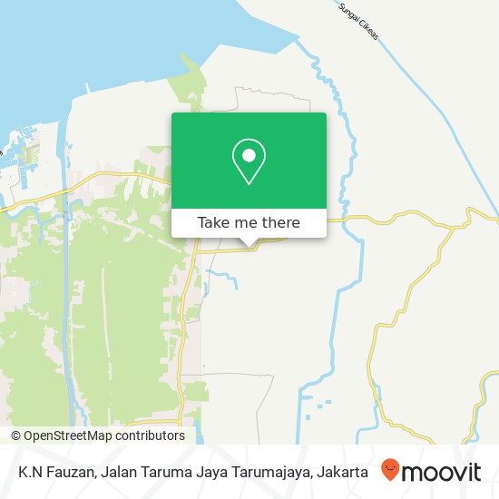 K.N Fauzan, Jalan Taruma Jaya Tarumajaya map