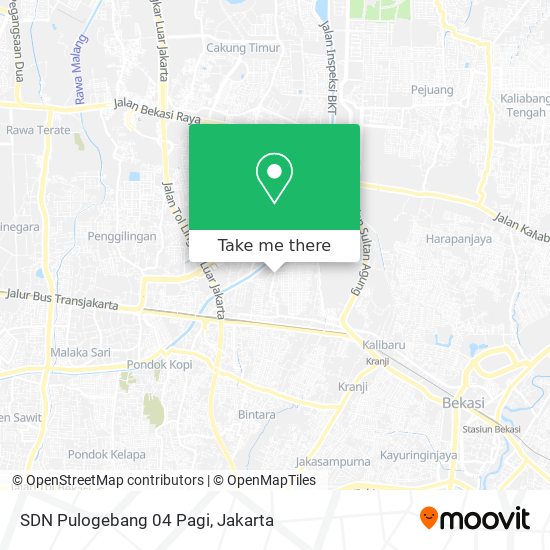 SDN Pulogebang 04 Pagi map