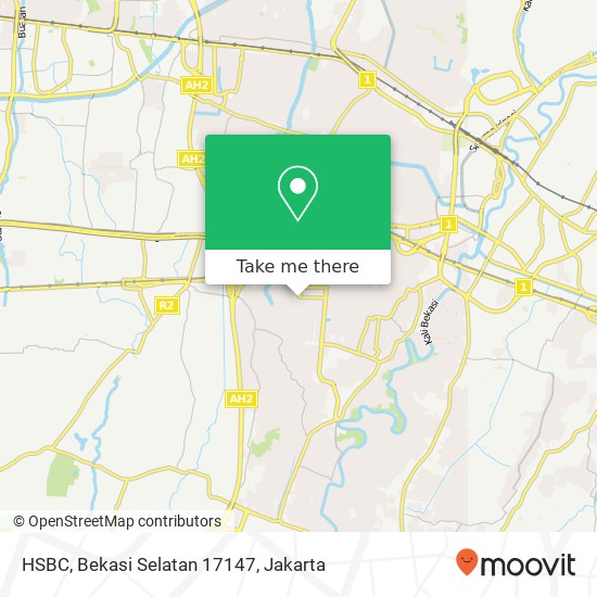 HSBC, Bekasi Selatan 17147 map