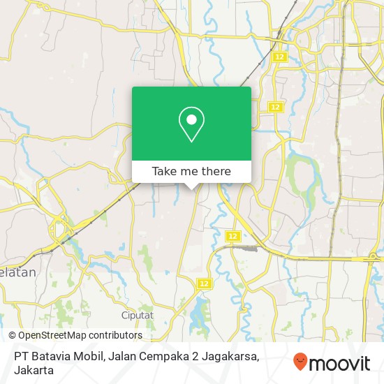 PT Batavia Mobil, Jalan Cempaka 2 Jagakarsa map